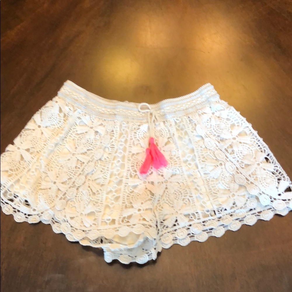 Crochet juniors shorts